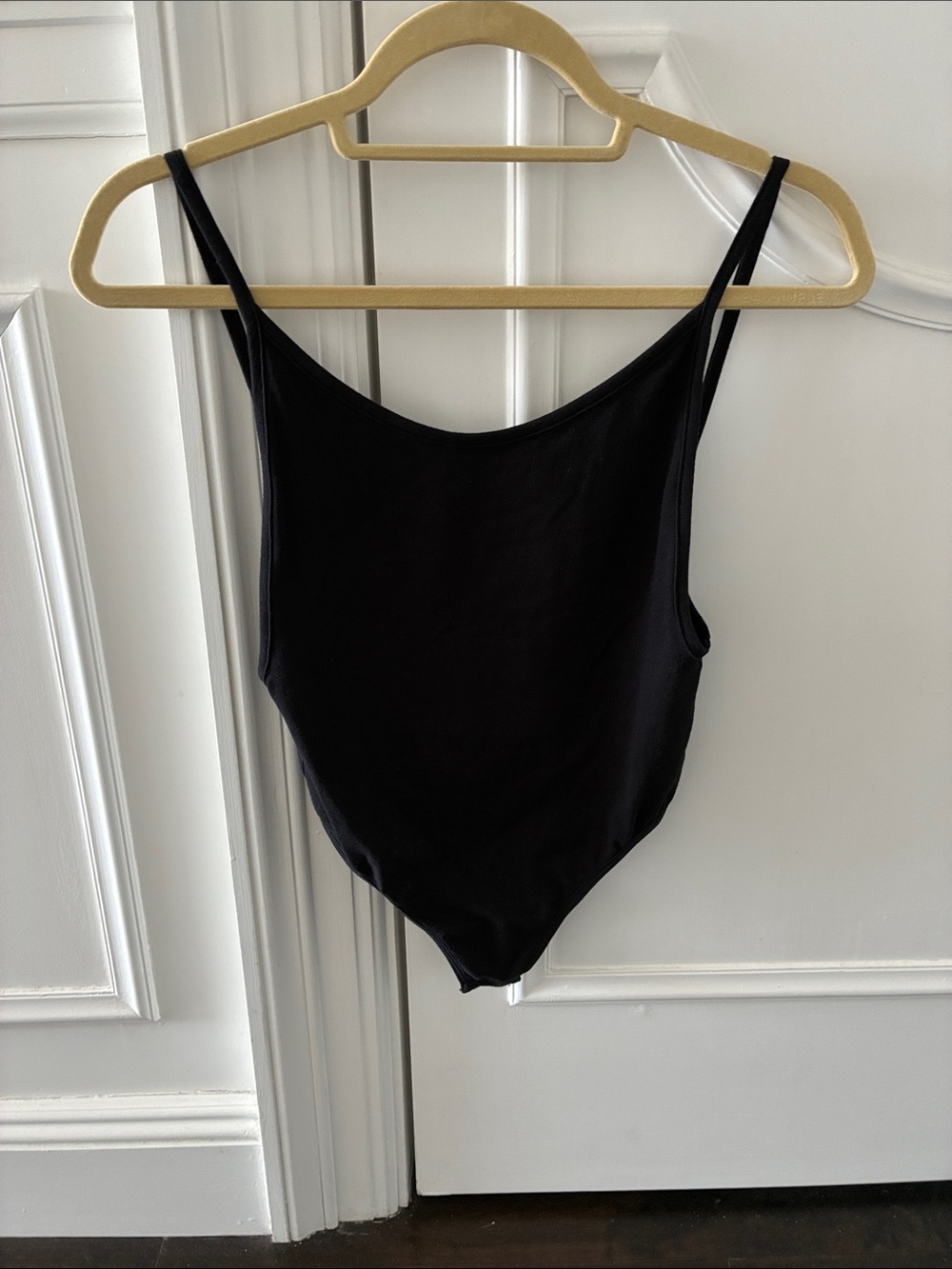 Nasty Gal Black Stretch Tank Bodysuit